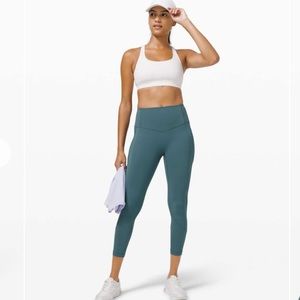 Lululemon All The Right Places High Rise Crop 23”, Desert Teal, Size 2